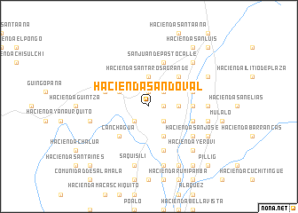 map of Hacienda Sandoval