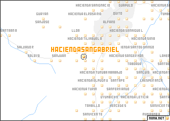 map of Hacienda San Gabriel