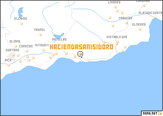 map of Hacienda San Isidoro