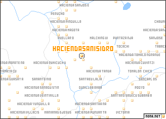 map of Hacienda San Isidro