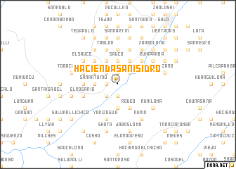 map of Hacienda San Isidro