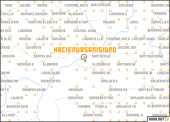 map of Hacienda San Isidro