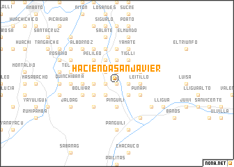 map of Hacienda San Javier