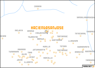 map of Hacienda San José