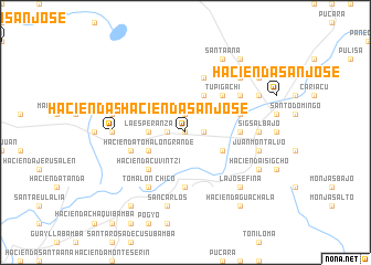 map of Hacienda San José