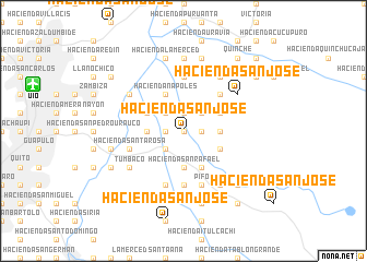 map of Hacienda San José