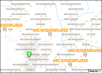 map of Hacienda San José