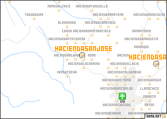 map of Hacienda San José