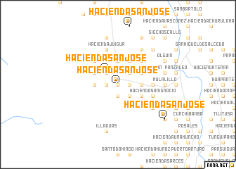 map of Hacienda San José