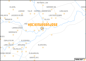 map of Hacienda San José