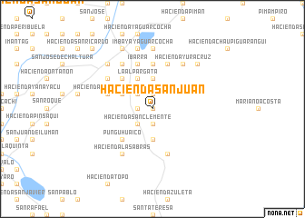 map of Hacienda San Juan