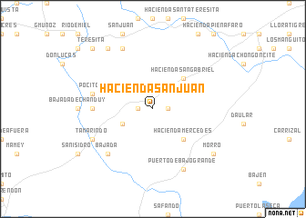 map of Hacienda San Juan