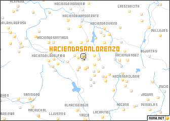 map of Hacienda San Lorenzo