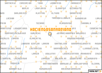 map of Hacienda San Mariano