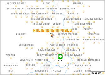 map of Hacienda San Pablo