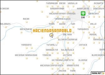 map of Hacienda San Pablo