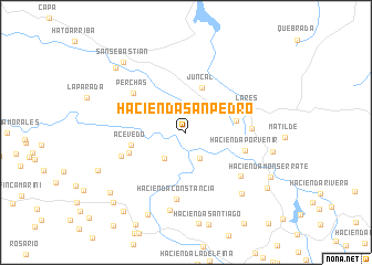 map of Hacienda San Pedro