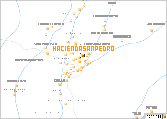 map of Hacienda San Pedro