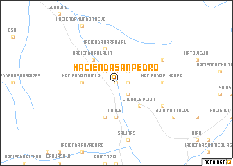 map of Hacienda San Pedro