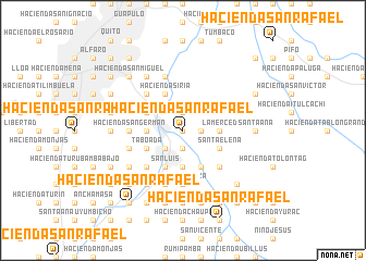 map of Hacienda San Rafael