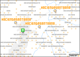 map of Hacienda Santa Ana