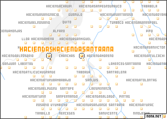 map of Hacienda Santa Ana