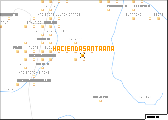 map of Hacienda Santa Ana