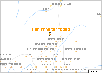 map of Hacienda Santa Ana