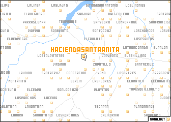 map of Hacienda Santa Anita