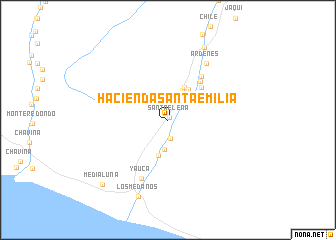 map of Hacienda Santa Emilia