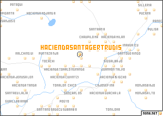 map of Hacienda Santa Gertrudis