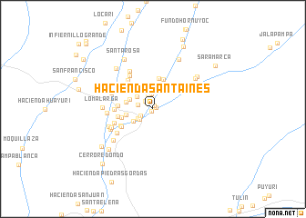 map of Hacienda Santa Inés