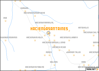 map of Hacienda Santa Inés