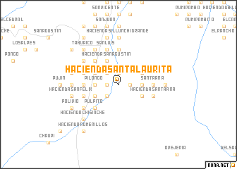 map of Hacienda Santa Laurita