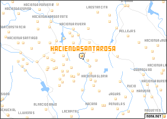 map of Hacienda Santa Rosa