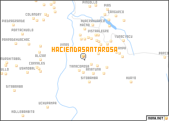 map of Hacienda Santa Rosa