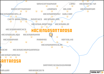 map of Hacienda Santa Rosa