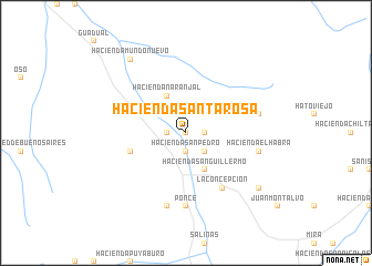 map of Hacienda Santa Rosa