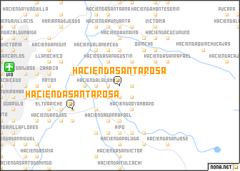 map of Hacienda Santa Rosa