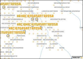 map of Hacienda Santa Rosa