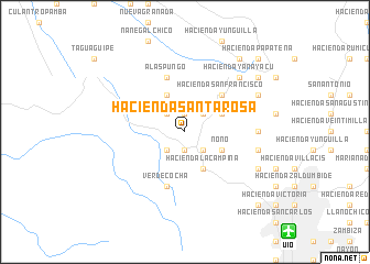 map of Hacienda Santa Rosa