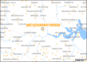 map of Hacienda Santa Rosa