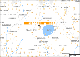 map of Hacienda Santa Rosa