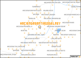 map of Hacienda Santiago del Rey