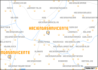 map of Hacienda San Vicente