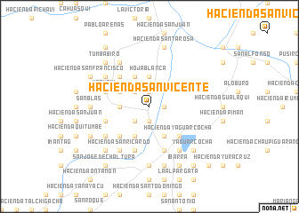 map of Hacienda San Vicente