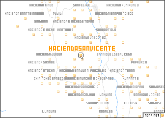 map of Hacienda San Vicente