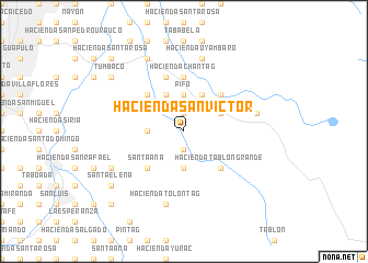 map of Hacienda San Víctor