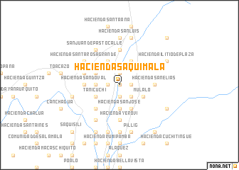map of Hacienda Saquimala