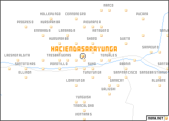 map of Hacienda Sarayunga